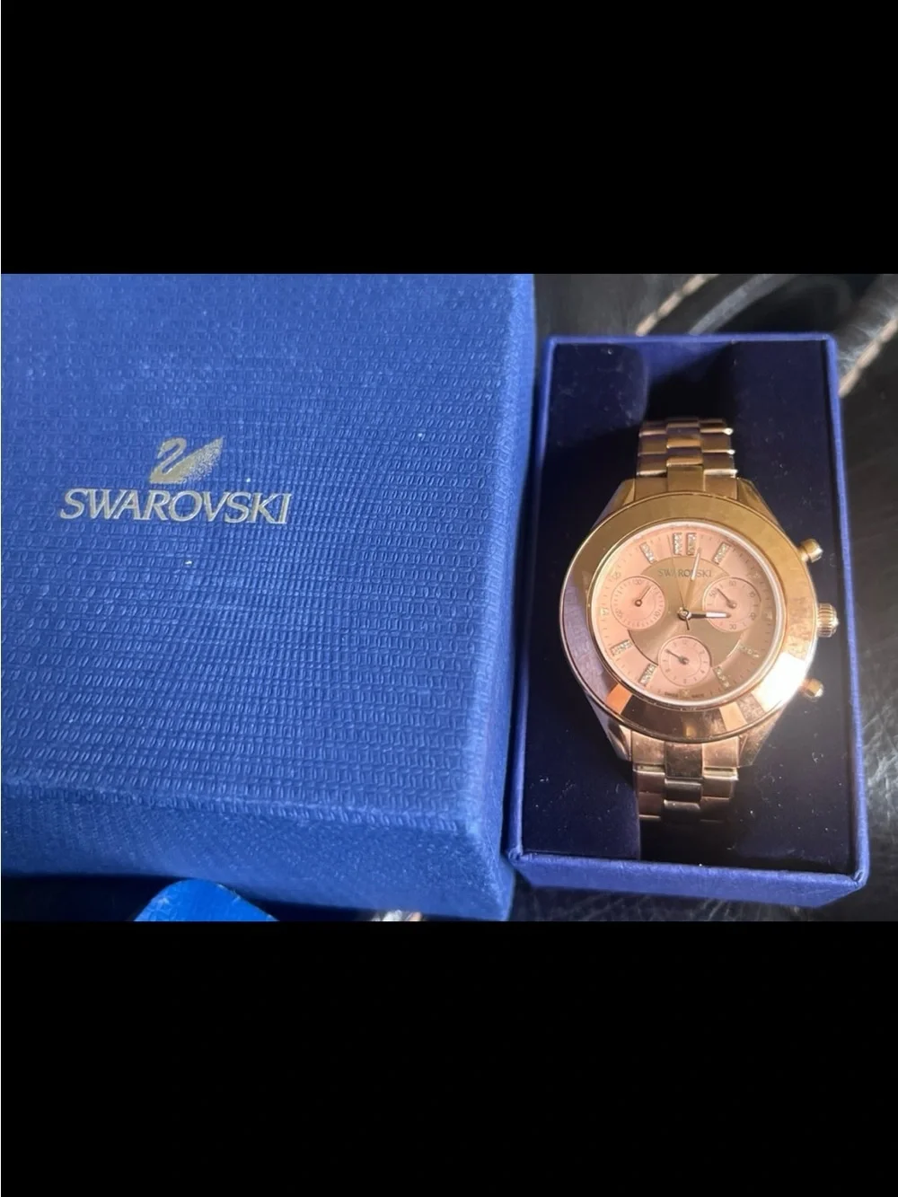 Swarovski polished rose